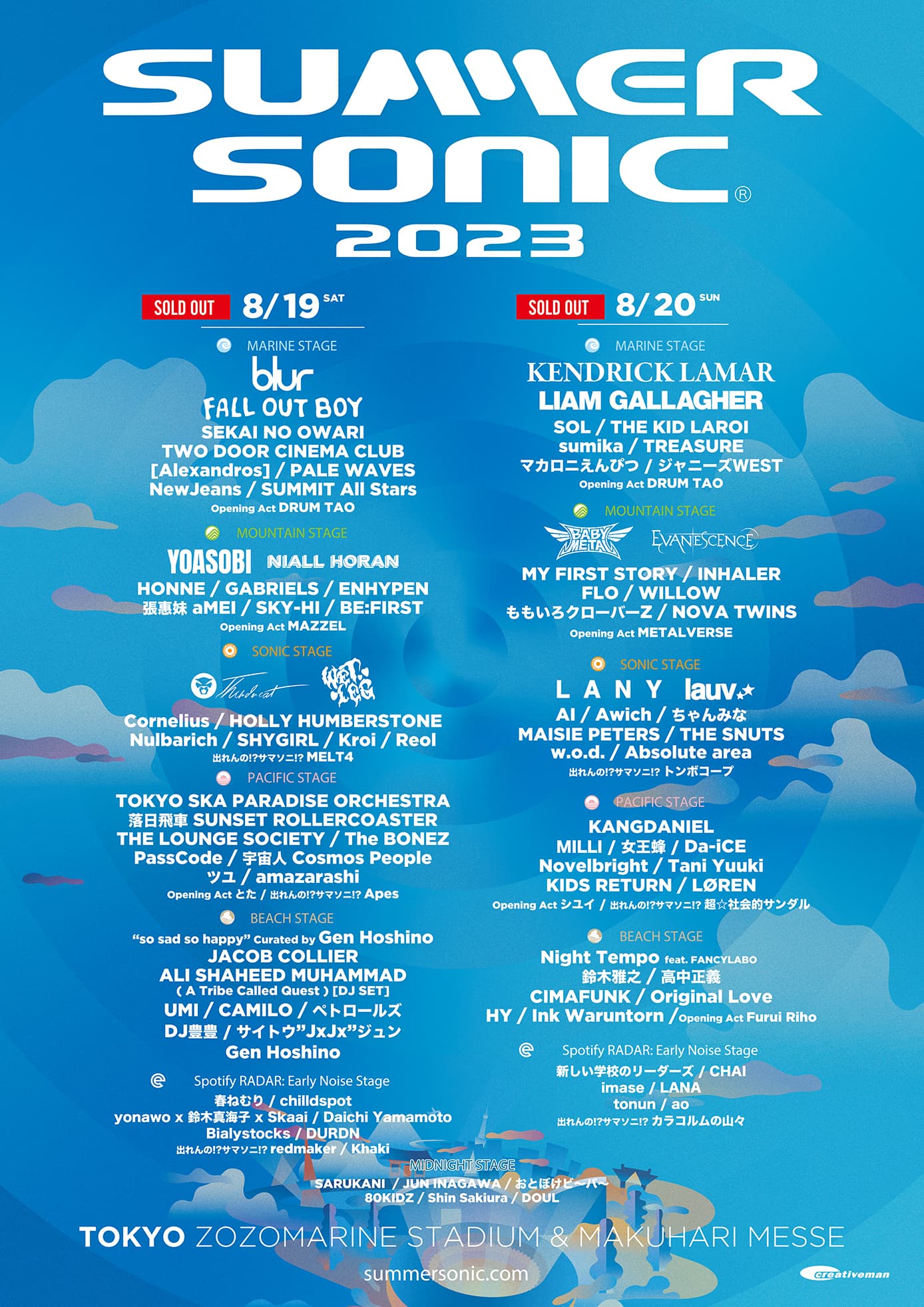 SUMMER SONIC 2023 (東京)